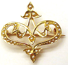 Pearl Brooch